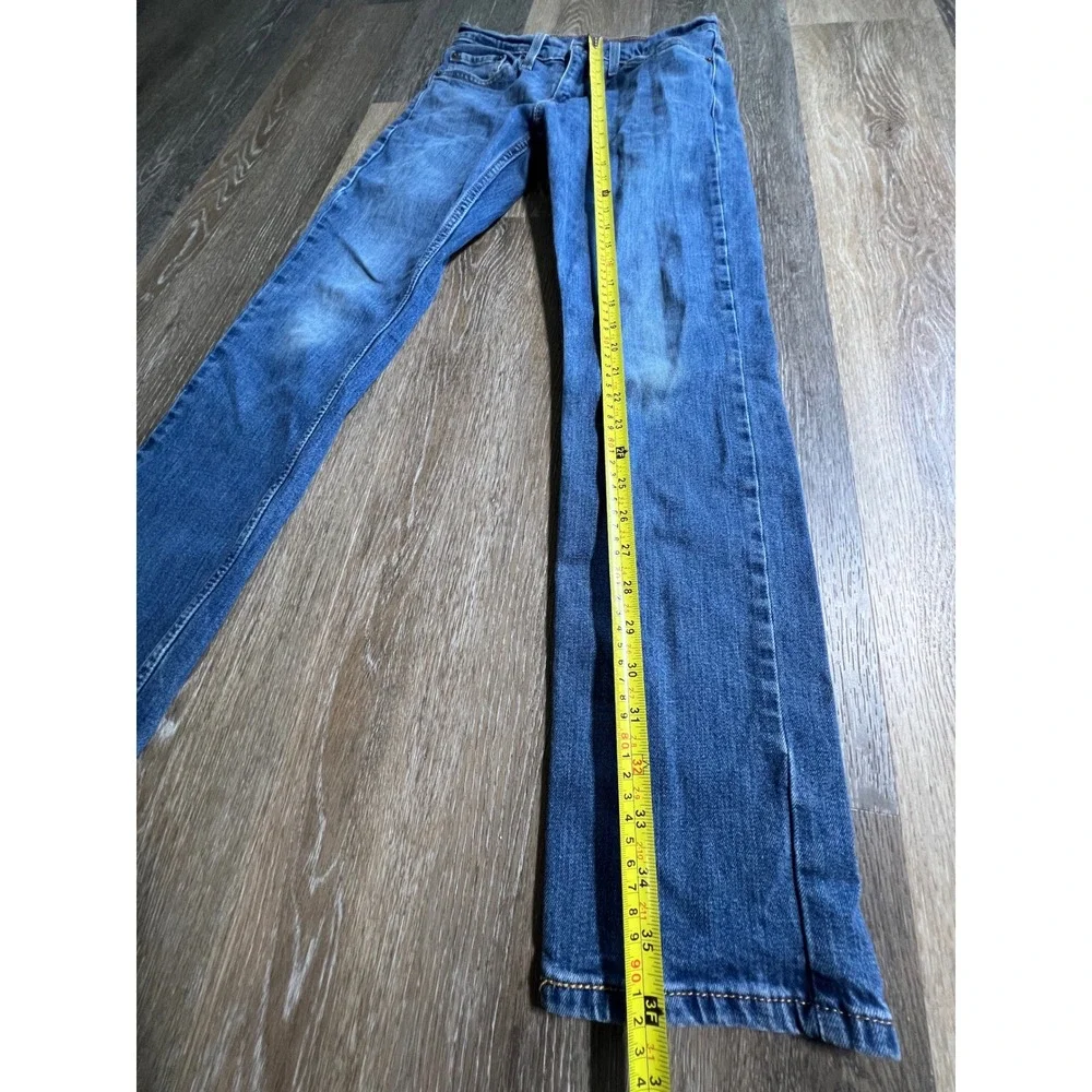 Levi 511 Slim Fit Jeans Mens‎ 28x29 Blue Good Condition Medium Wash Denim